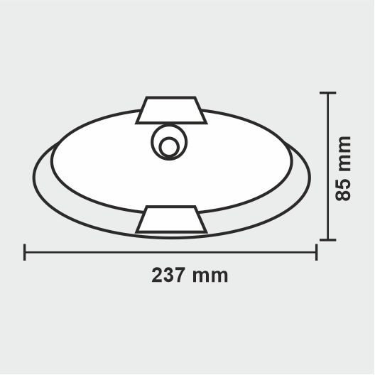 200 Watt LED UFO High Bay Light With Linear DOB