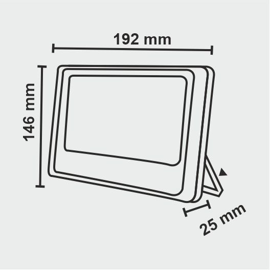 50 Watt LED Flood Light With Linear DOB